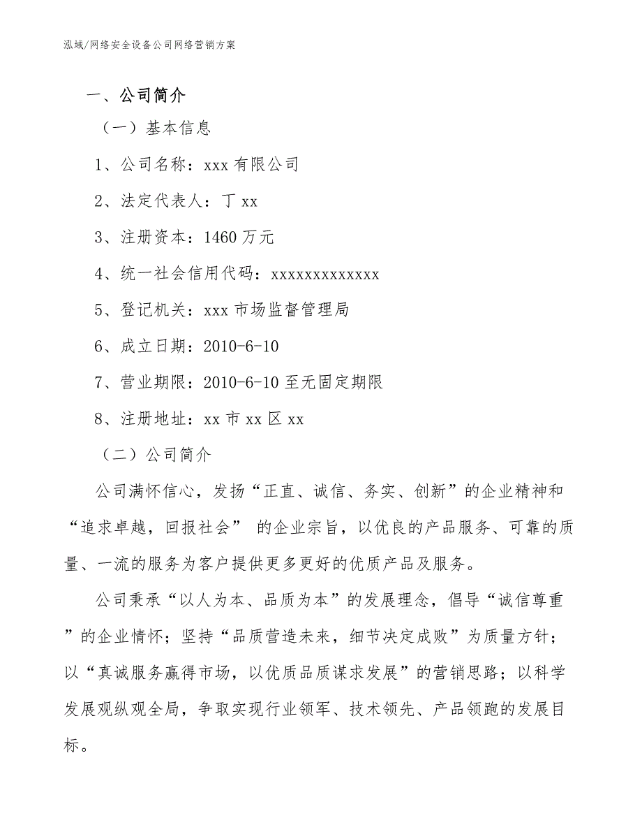 网络安全设备公司网络营销方案_第2页