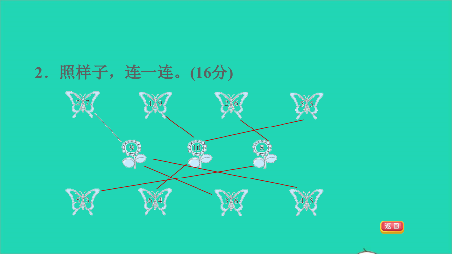 2021年一年级数学上册第7单元分与合阶段小达标(4)课件苏教版_第4页