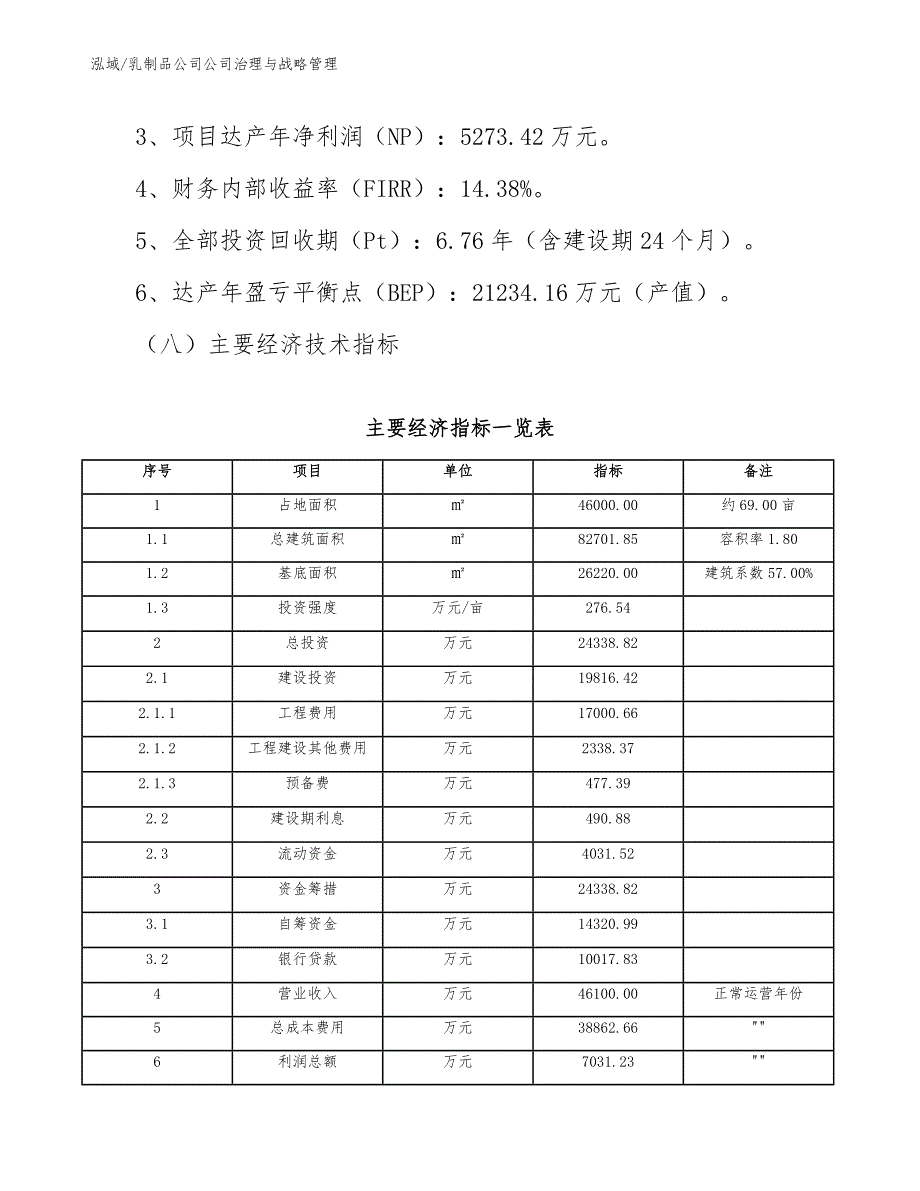 乳制品公司公司治理与战略管理_范文_第4页