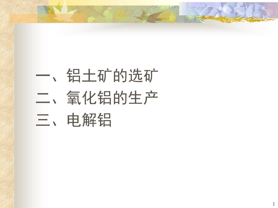 从铝土矿中提取铝文档资料_第1页