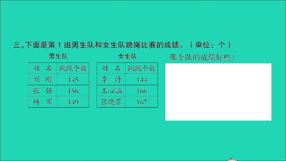 2022年四年级数学下册第六单元数据的表示和分析第5课时平均数1习题课件北师大版_第4页