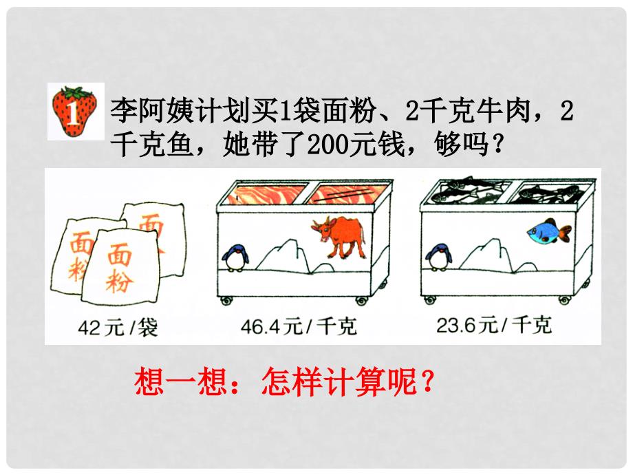 五年级数学上册 第2单元 小数乘法（解决问题（一））教学课件 冀教版_第3页