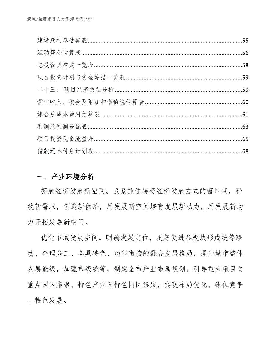 胶膜项目人力资源管理分析_范文_第3页