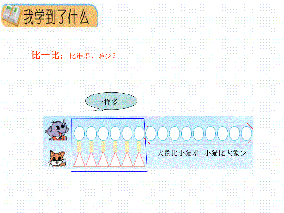 北师大版一年级数学下册整理与复习_第4页