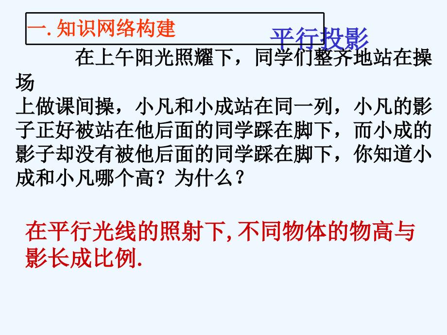 九年级中考第一轮复习36相似三角形的应用(阅读)课件_第2页