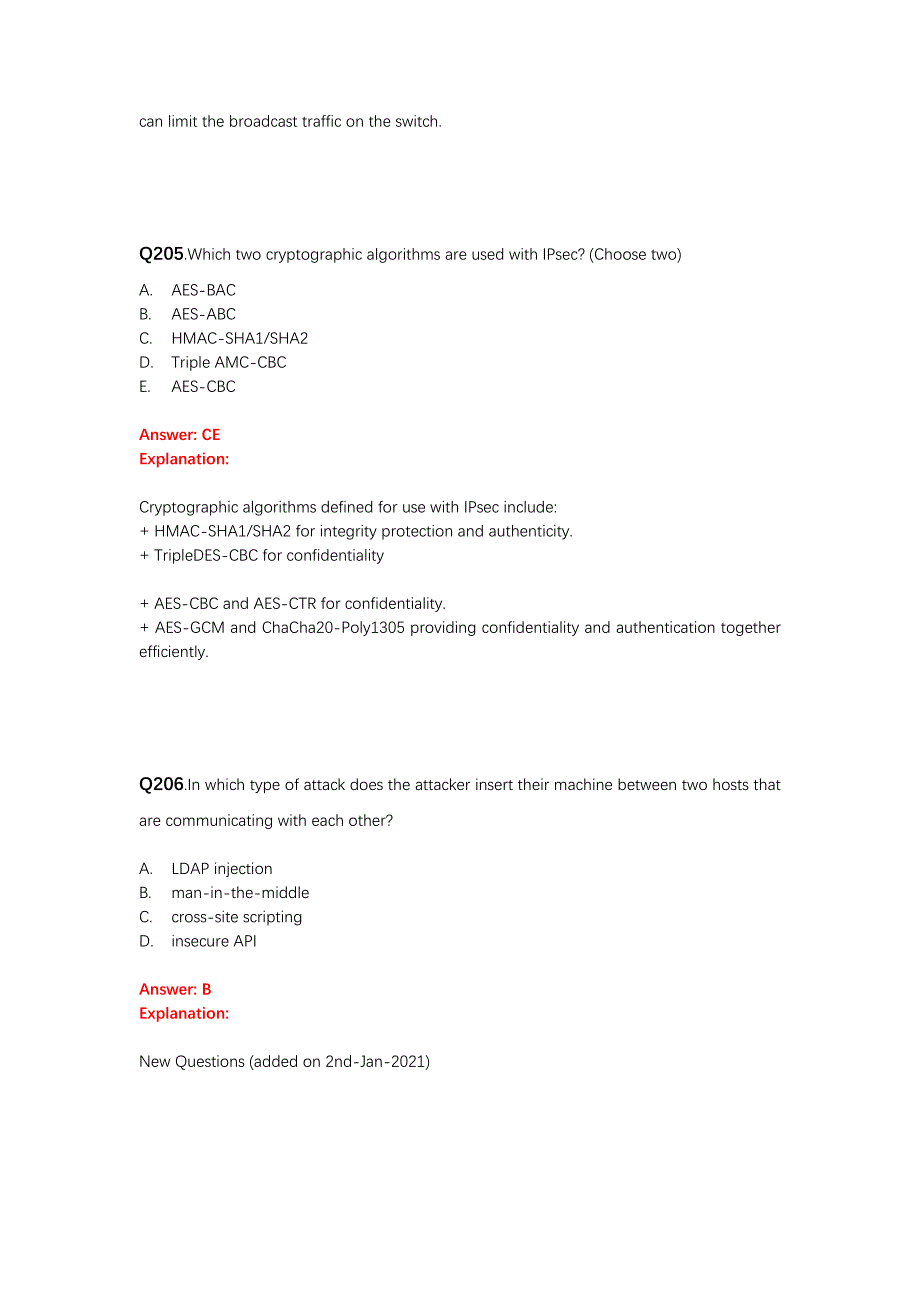 思科网络工程师题库4_第4页