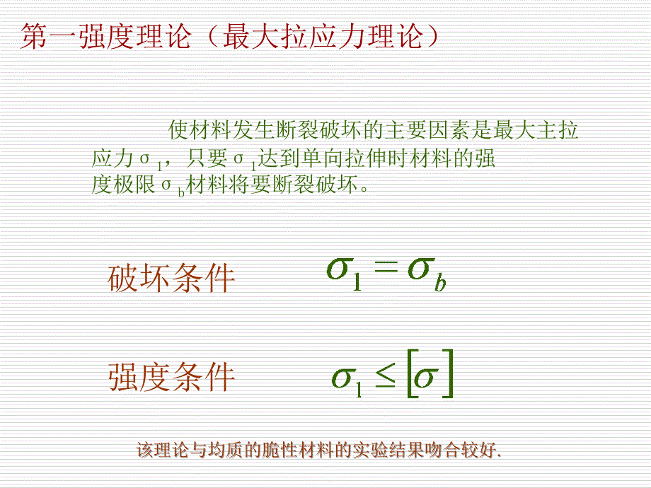 材料力学课件76强度理论及其相当应力_第2页