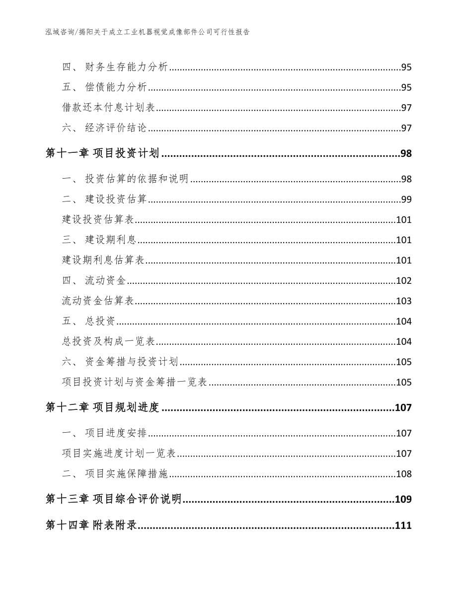 揭阳关于成立工业机器视觉成像部件公司可行性报告_第5页