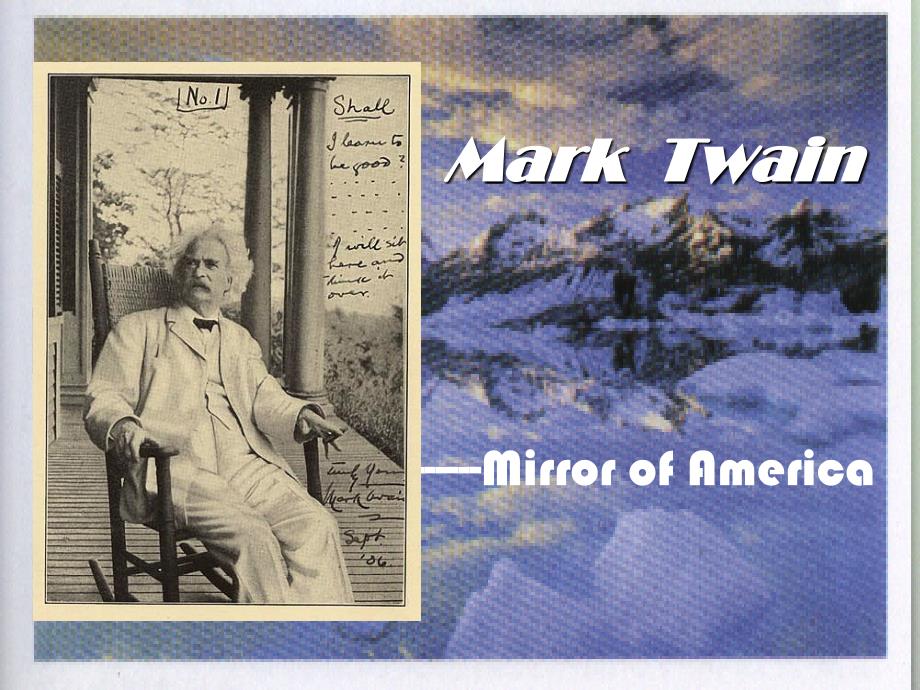 高级英语 Mark Twain_第1页