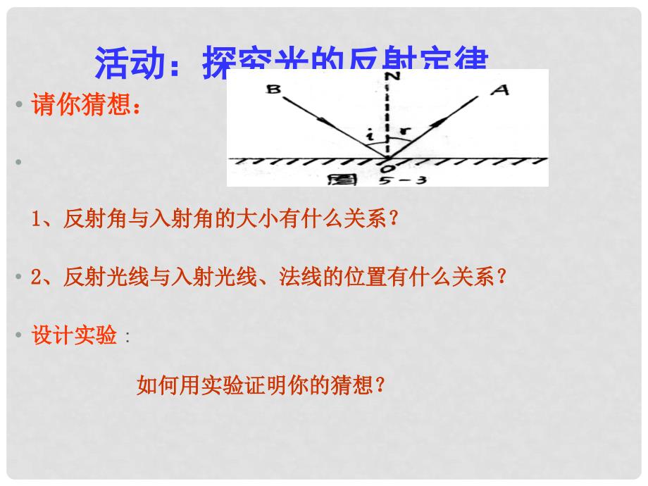 八年级物理上册 3.2探究光的反射规律课件 （新版）粤教沪版_第4页