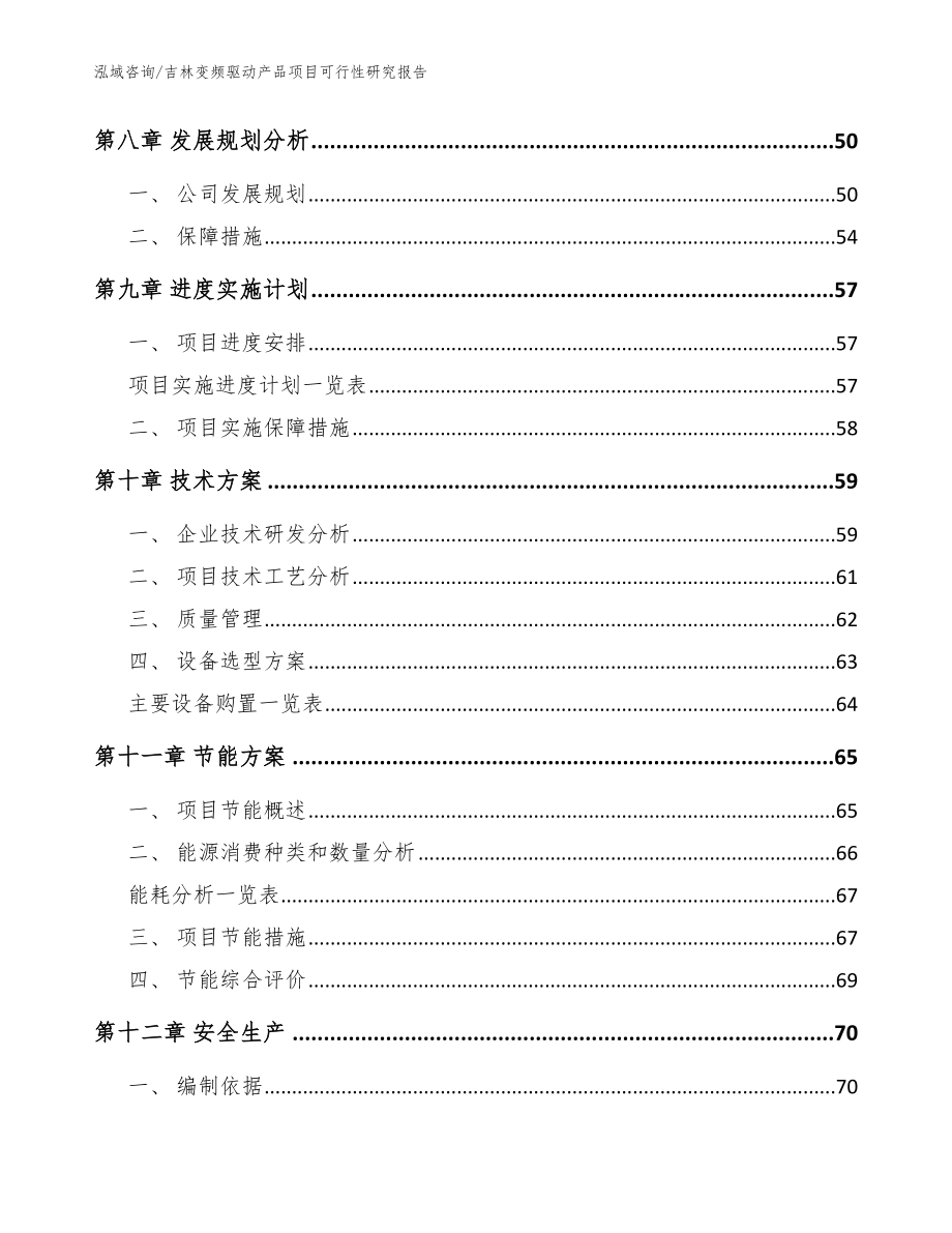 吉林变频驱动产品项目可行性研究报告【范文模板】_第3页