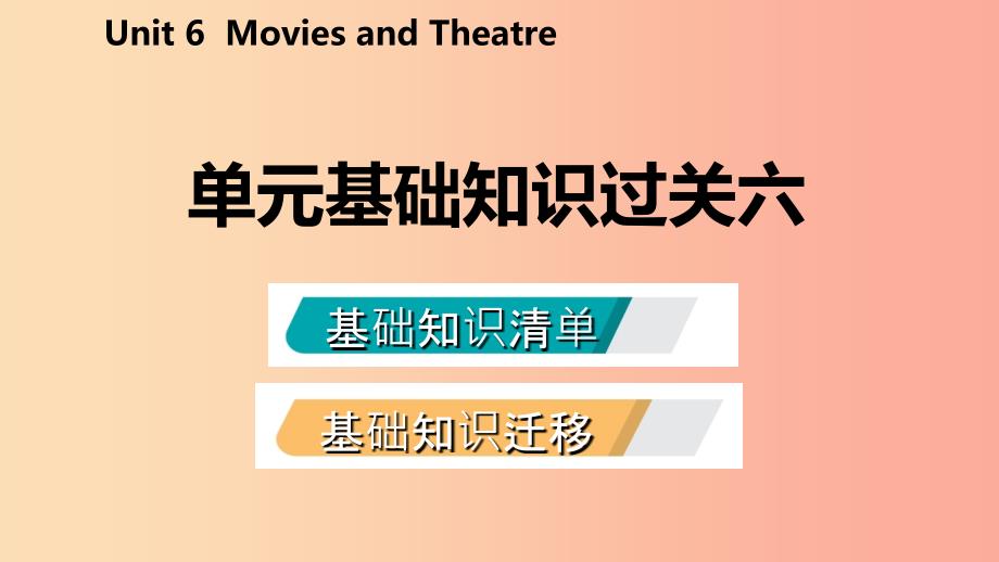 2019年秋九年级英语上册Unit6MoviesandTheater基础知识过关六导学课件新版冀教版.ppt_第2页