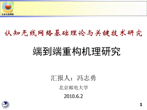 北京邮电大学973课题申请：认知无线网络项目