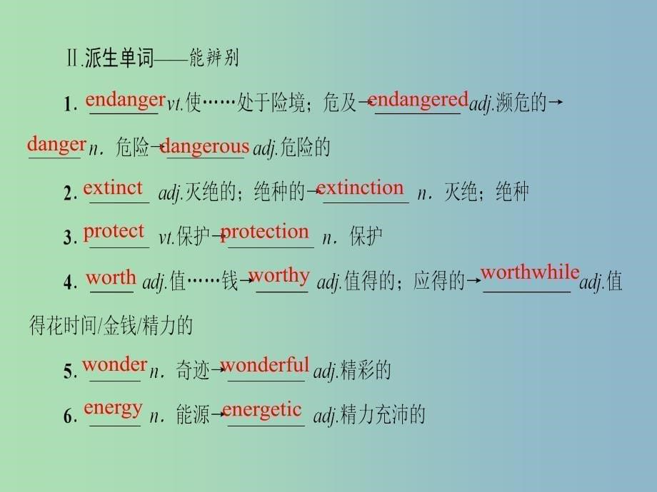 高三英语一轮复习Module6AnimalsinDanger课件外研版.ppt_第5页