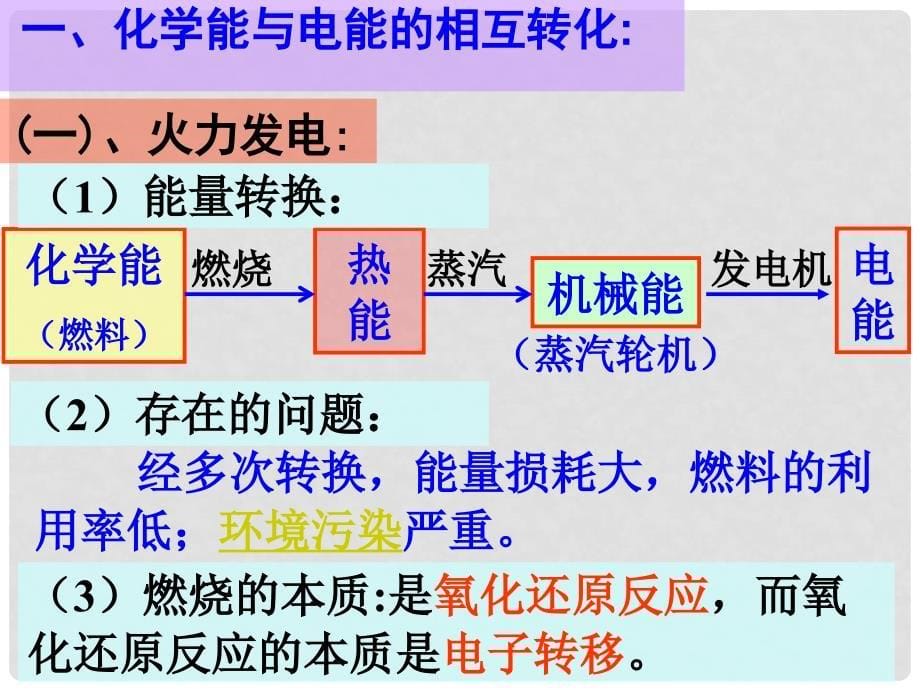 高中化学：第二章全部课件(共6套) 人教版必修2第二节 化学能与电能2_第5页