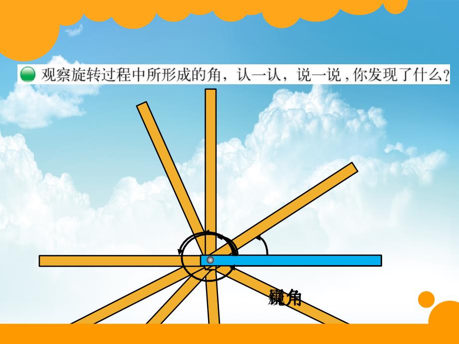 新编【北师大版】数学四年级上册：第2单元旋转与角ppt课件1_第4页