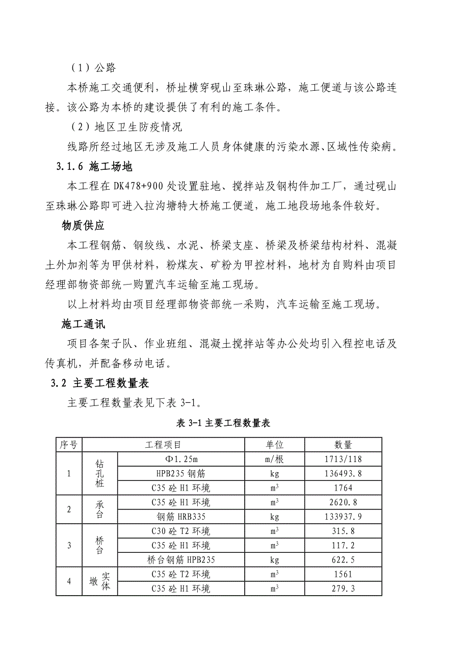 拉沟塘特大桥施工组织设计_第4页