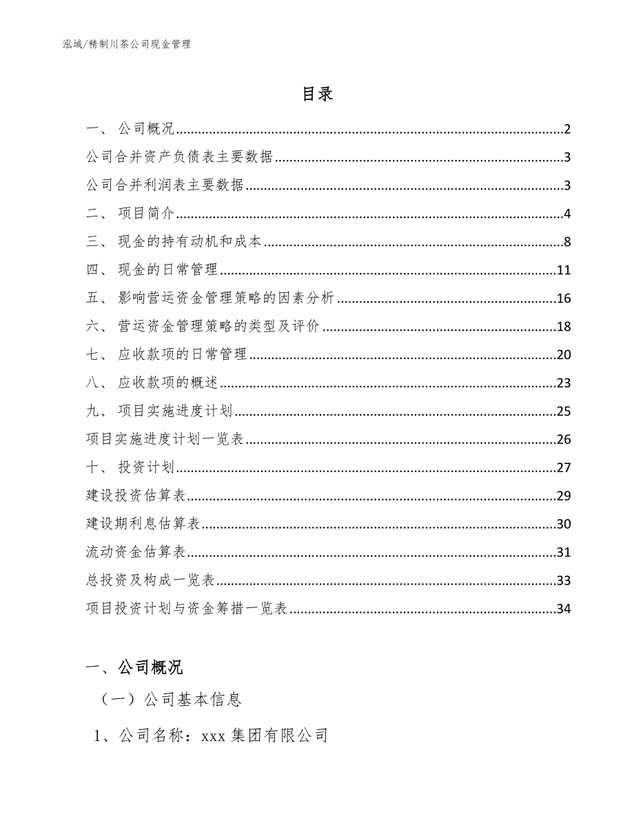 精制川茶公司现金管理（范文）_第2页