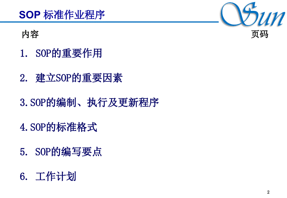 SOP标准作业程序课件_第2页