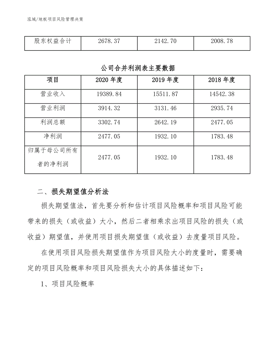 地板项目风险管理决策_第4页