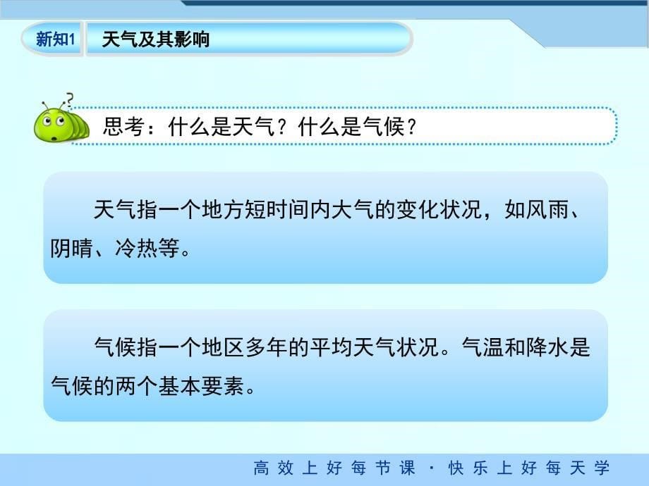 人教版七年级地理上册31多变的天气优质教学课件共28张PPT11_第5页