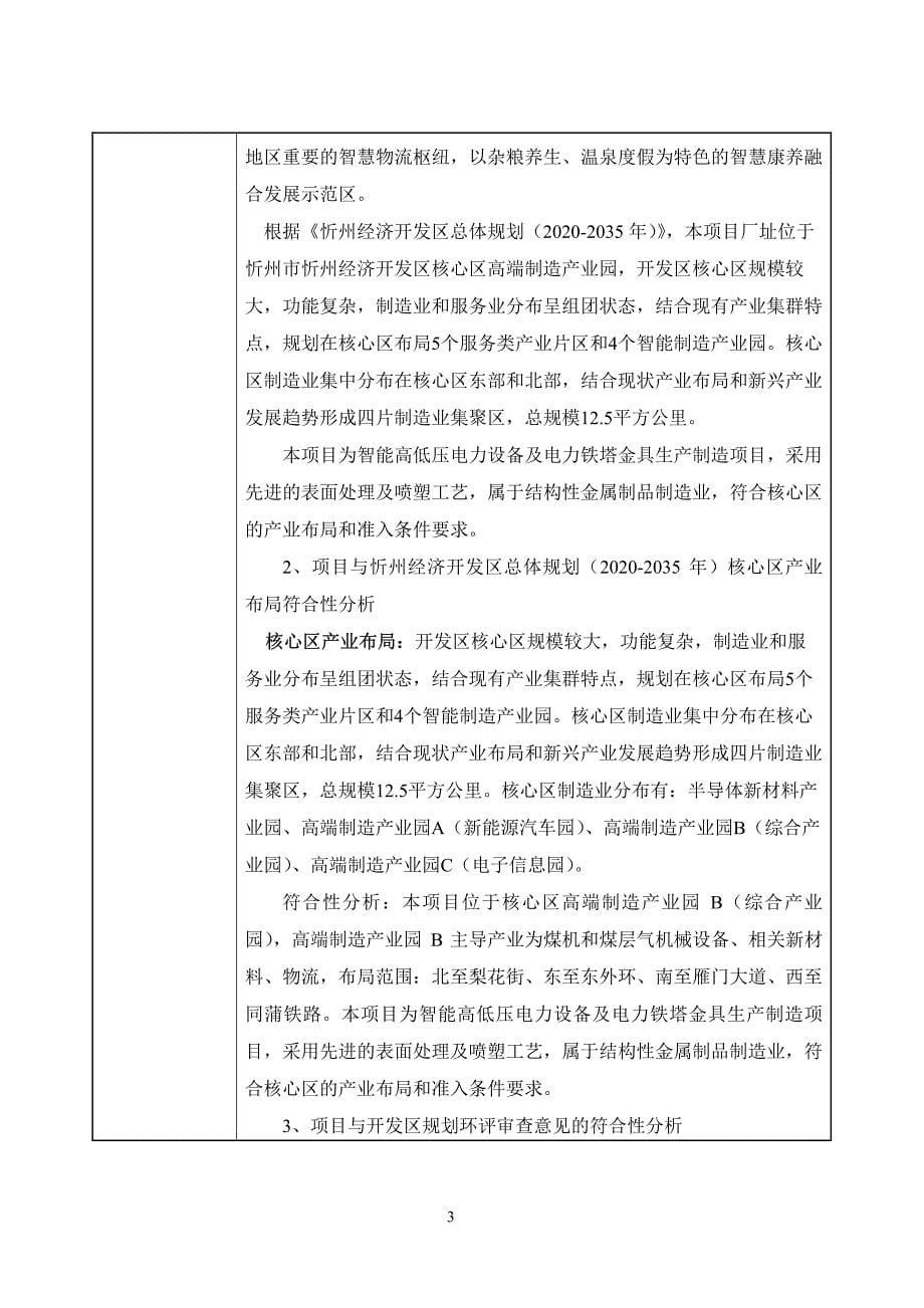 智能高低压电力设备及电力铁塔金具生产制造项目环境报告表_第5页