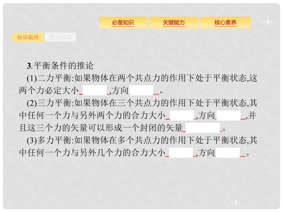 高考物理一轮复习 第二章 相互作用 专题2 受力分析 共点力的平衡课件 新人教版_第4页