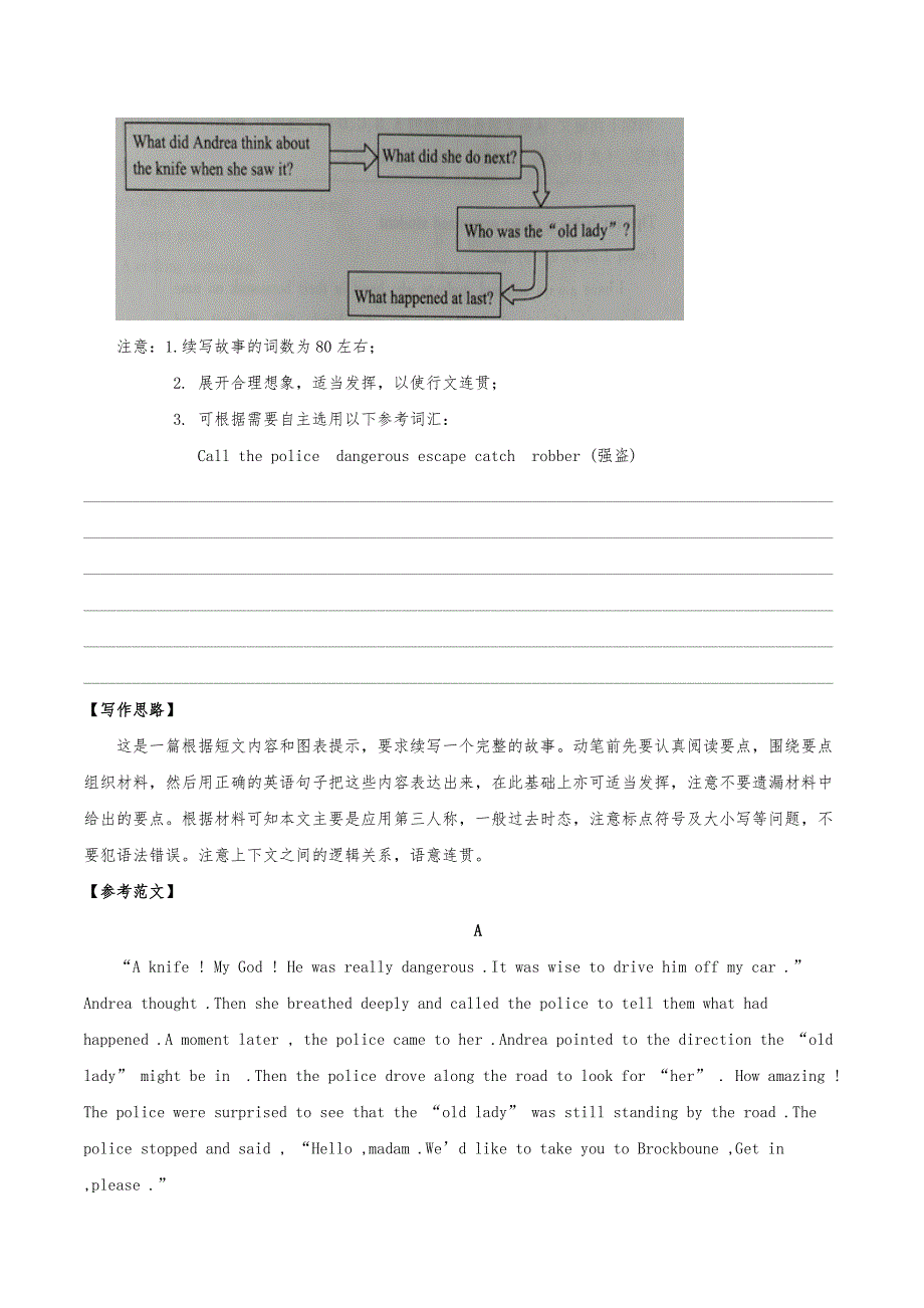 2020年中考英语重要题型解析：书面表达图表类_第4页