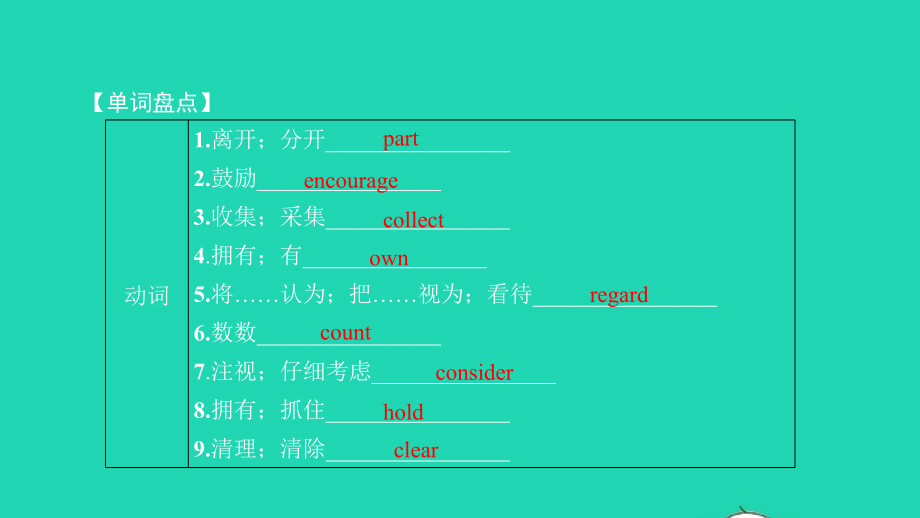 2021年中考英语第一篇教材分册夯实第十五讲八年级下Unit9_Unit10讲本课件_第4页