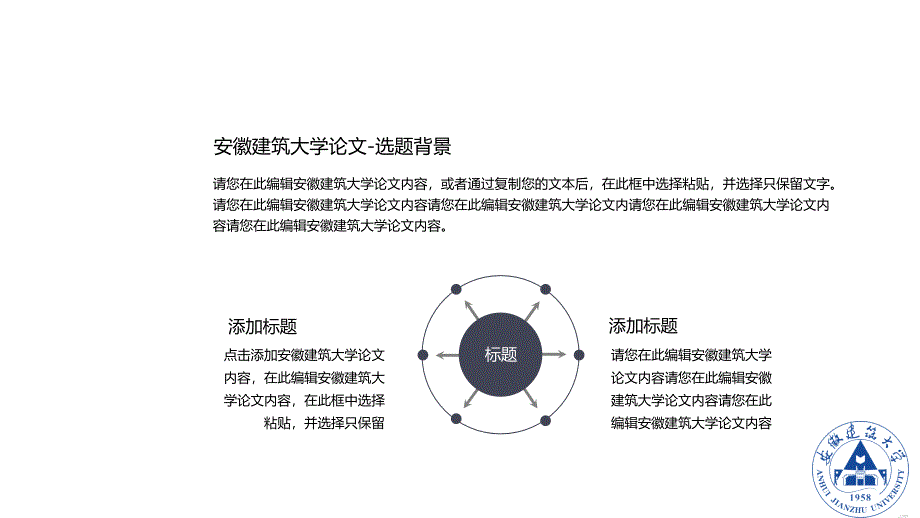 安徽建筑大学本科毕业论文答辩答辩模板动态可编辑模板_第3页