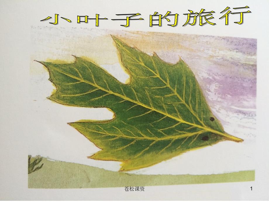 《小叶子的旅行》【专业教学】_第1页