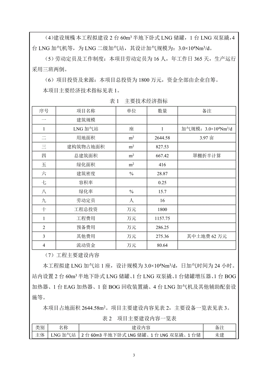 LNG加气站建设项目环境影响报告表参考范本_第3页