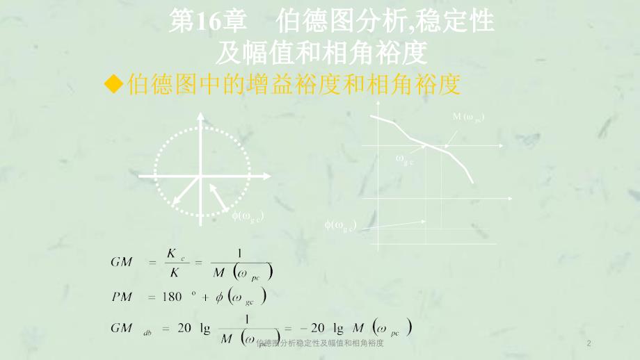 伯德图分析稳定性及幅值和相角裕度课件_第2页