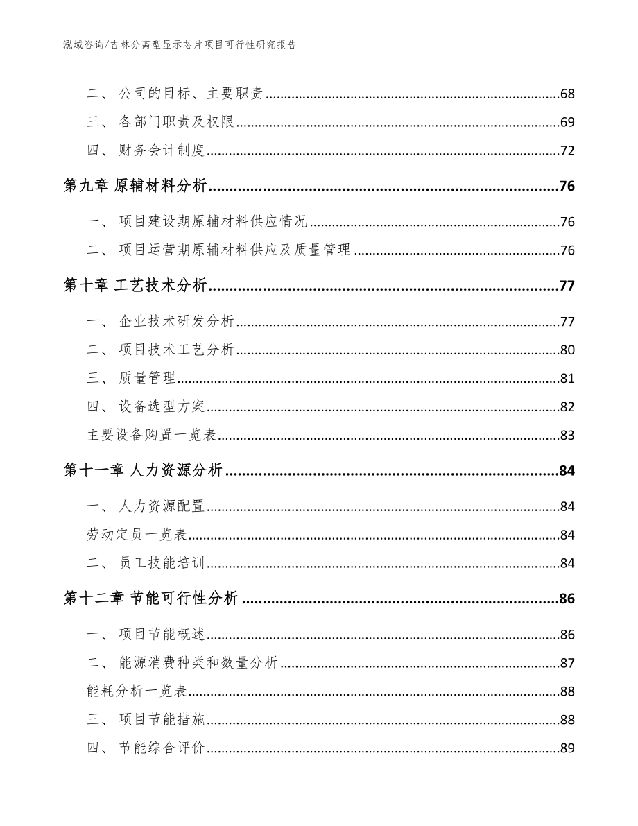 吉林分离型显示芯片项目可行性研究报告（范文）_第4页