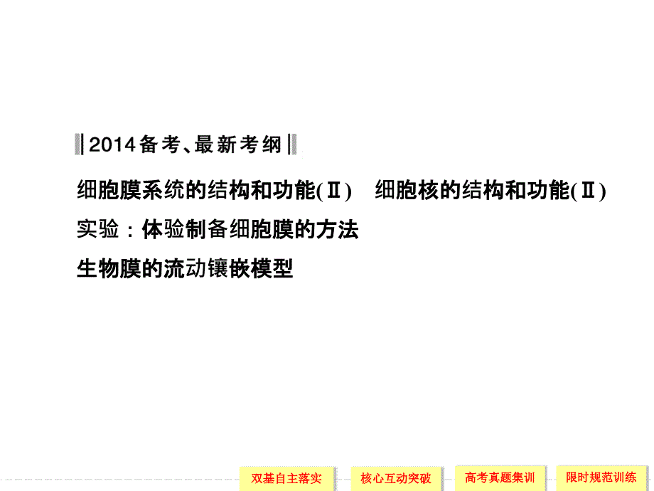 生物必修1细胞膜和细胞核复习_第3页