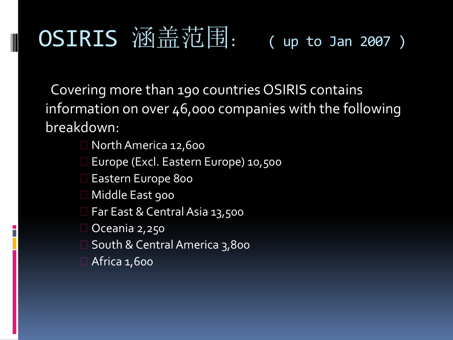 OSIRIS：全球上市公司分析库-BvD系列数据库(ppt-58页)课件_第2页
