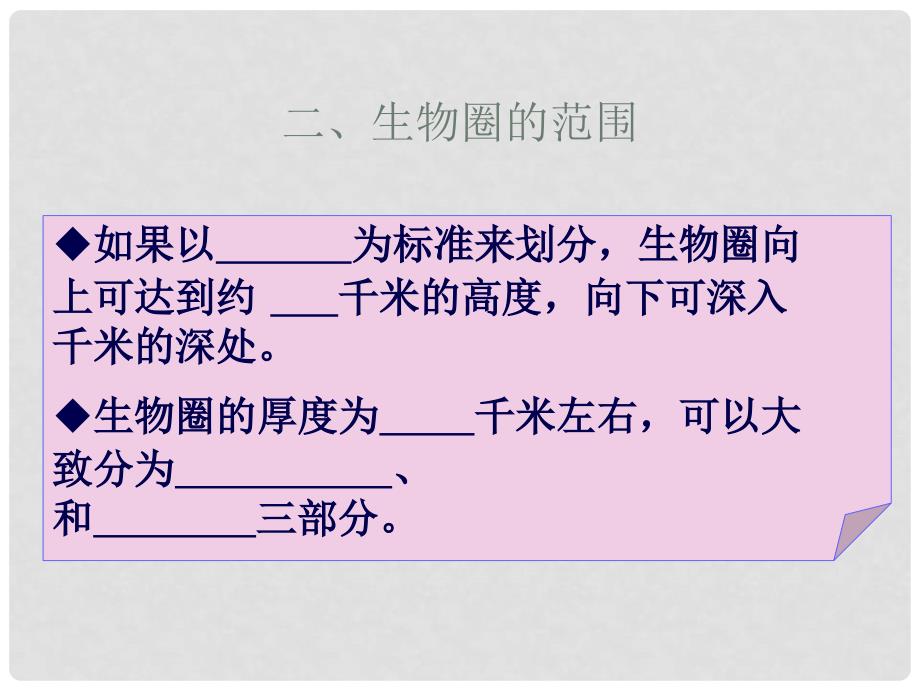 内蒙古阿鲁科尔沁旗天山第六中学七年级生物上册 生物圈课件 新人教版_第4页