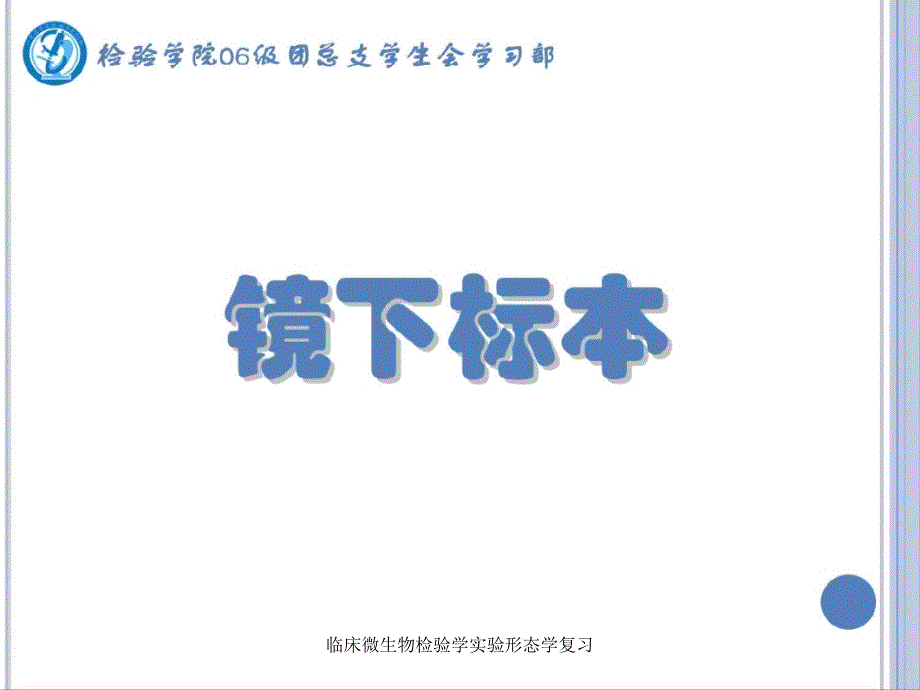 临床微生物检验学实验形态学复习课件_第2页