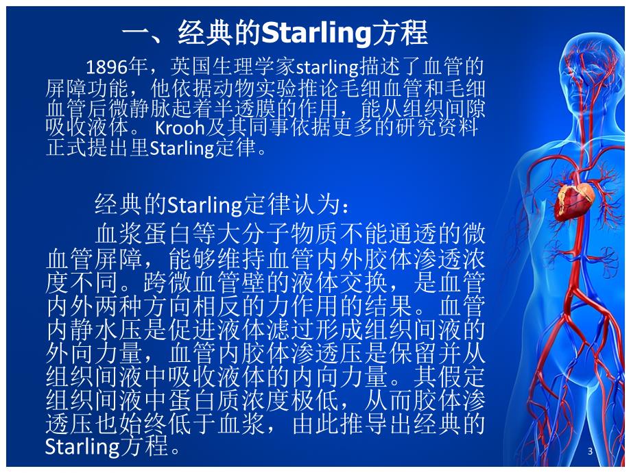 修正的Starling方程与液体复苏PPT参考幻灯片_第3页