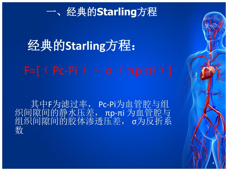 修正的Starling方程与液体复苏PPT参考幻灯片_第4页