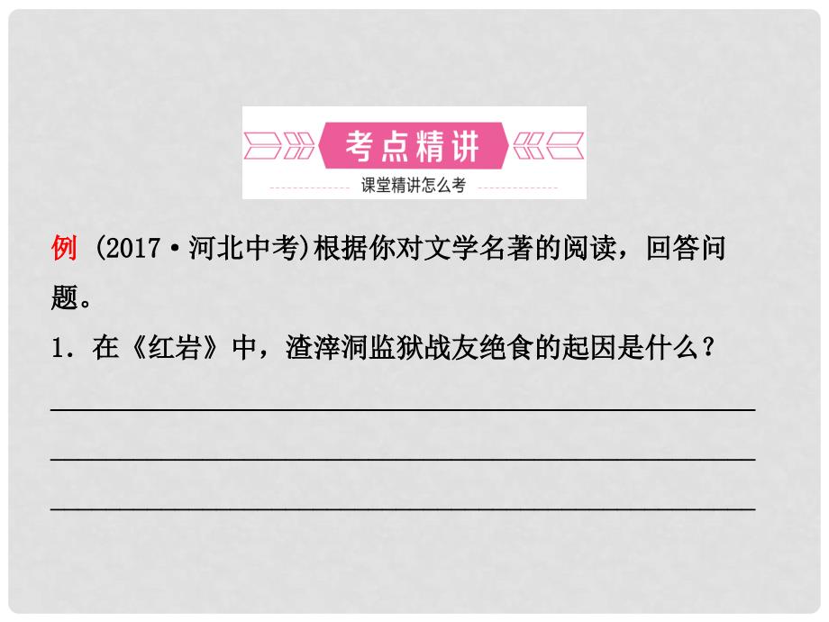 河北省中考语文总复习 专题七 名著阅读课件_第2页