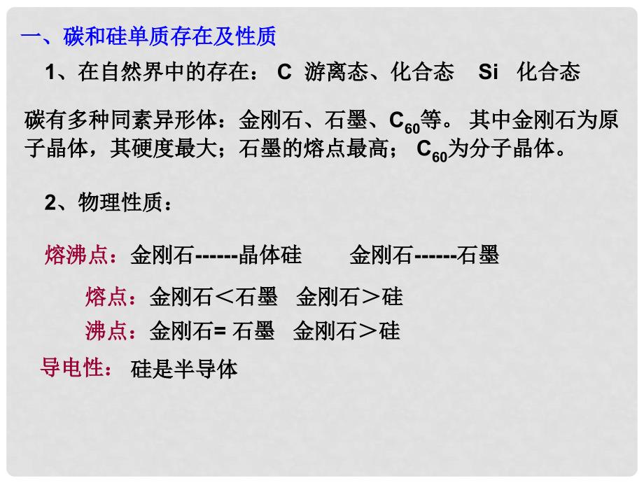 四川省大英县育才中学高三化学 专题42 无机非金属材料硅复习课件_第2页