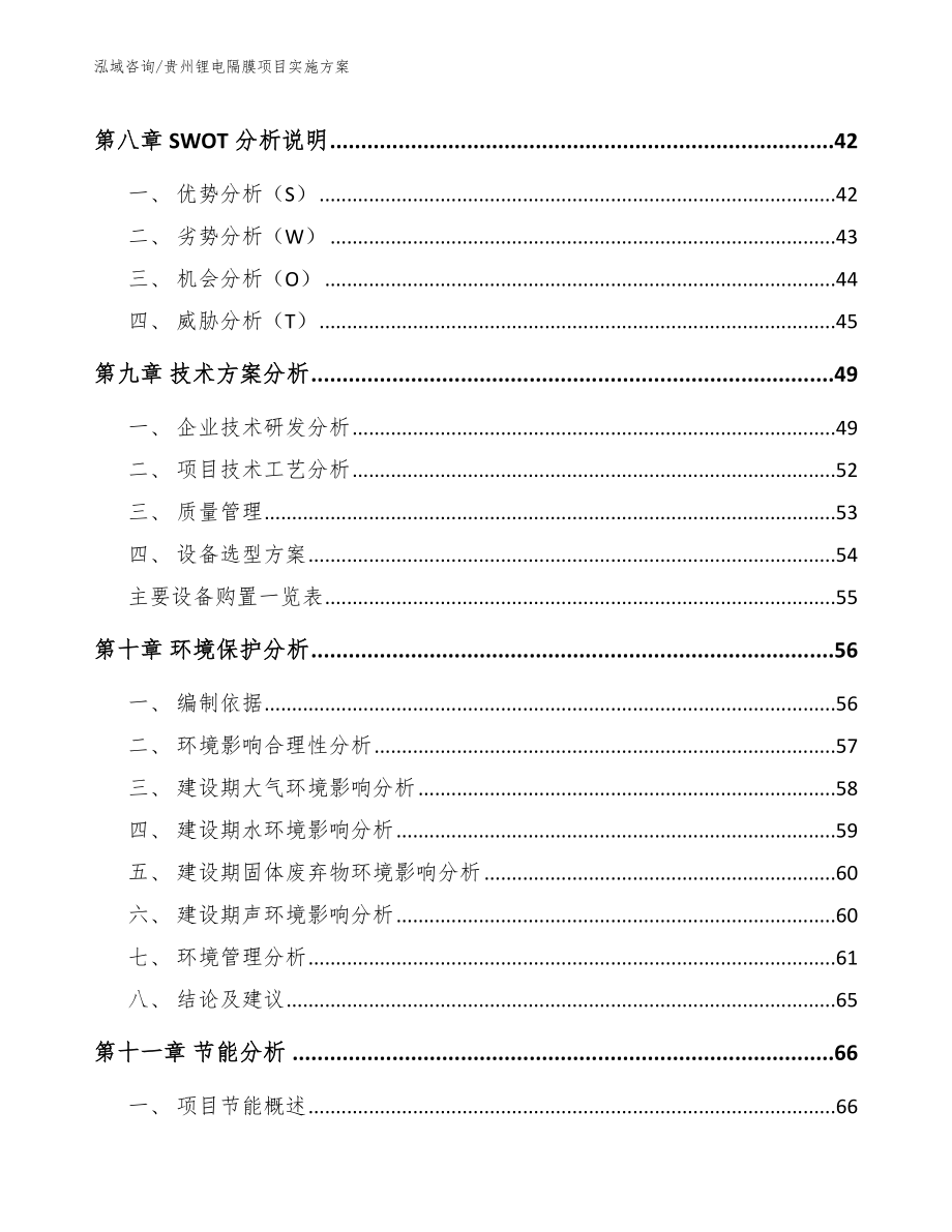 贵州锂电隔膜项目实施方案（范文）_第4页