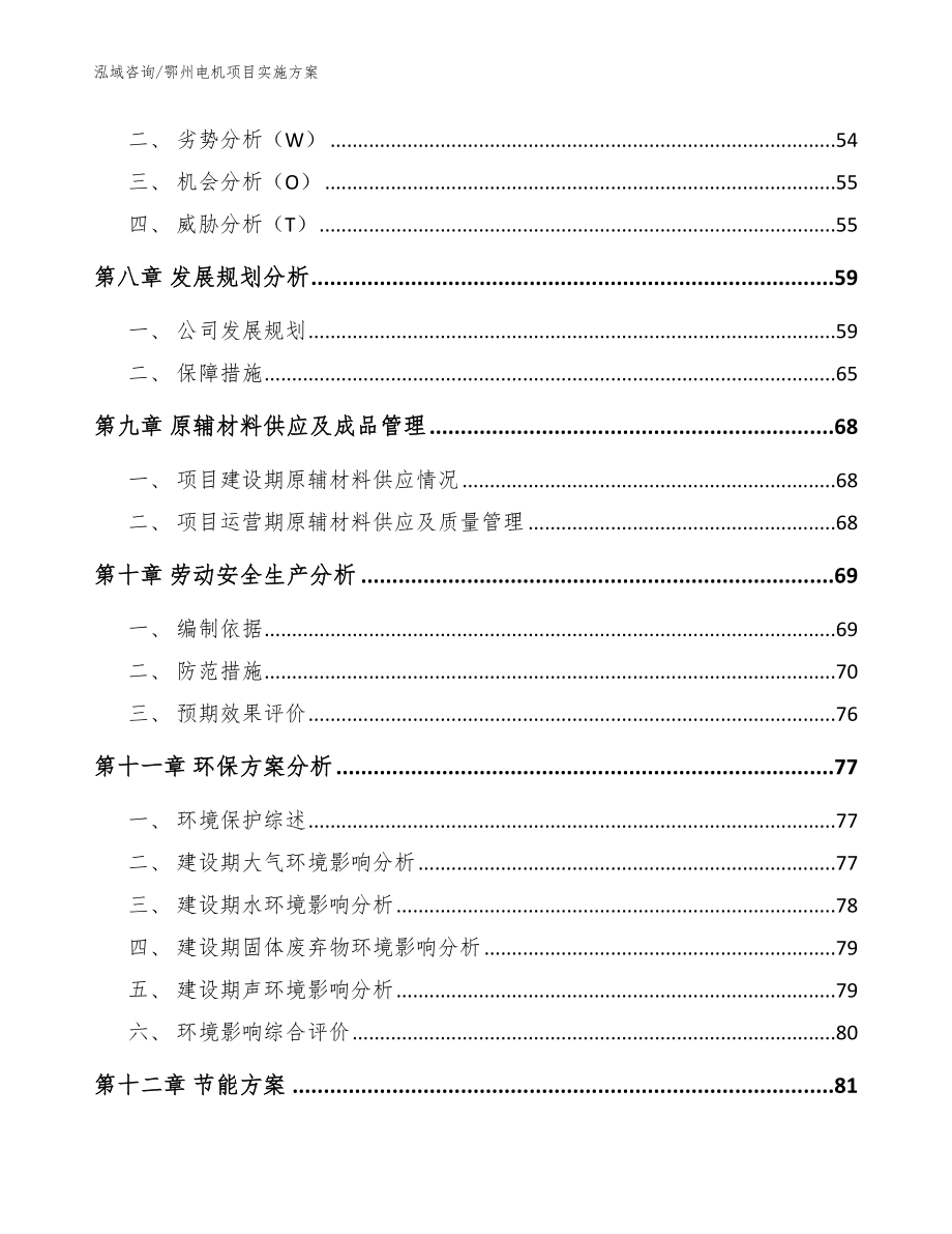 鄂州电机项目实施方案（范文）_第4页