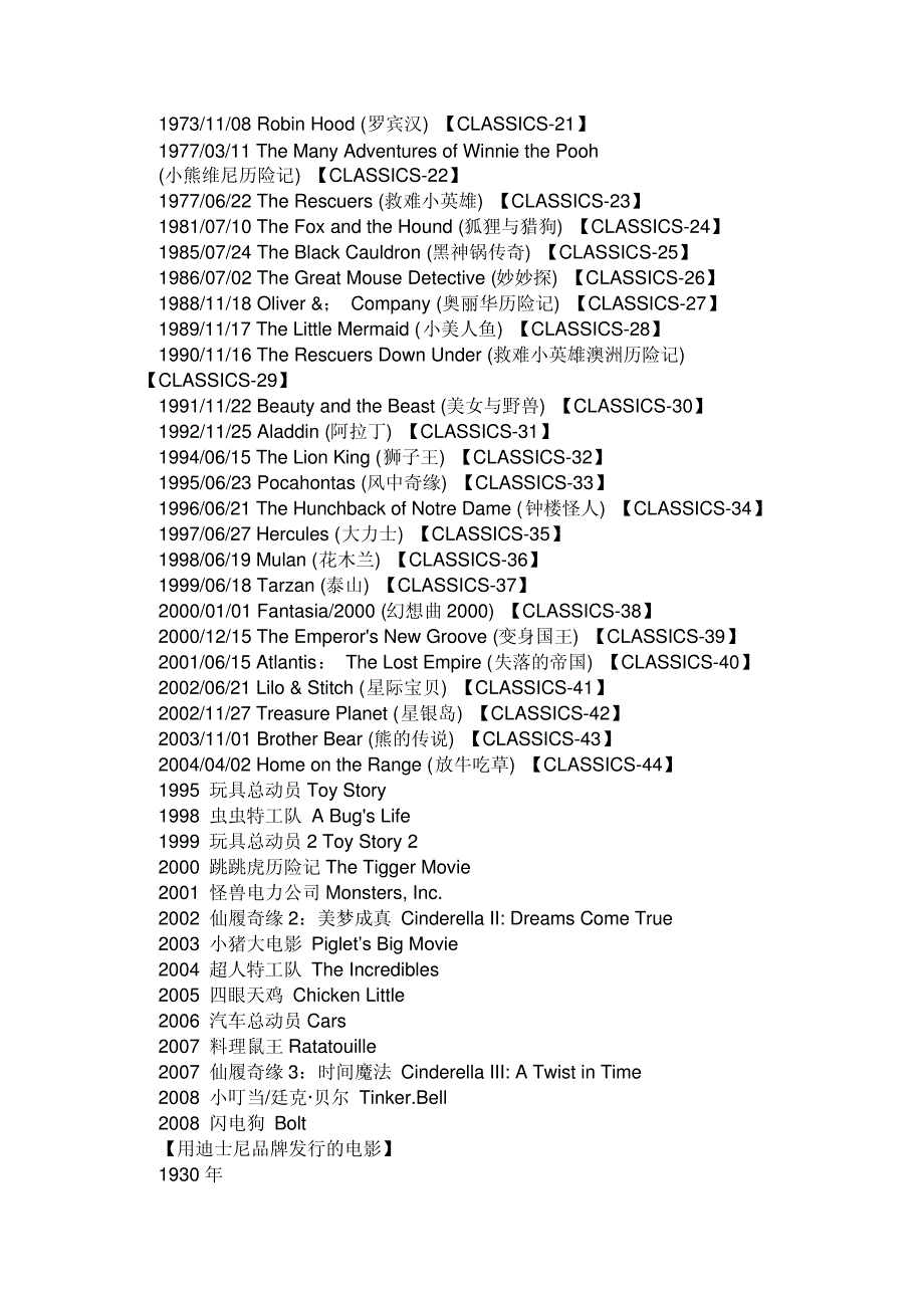 好莱坞动画片大全_第2页