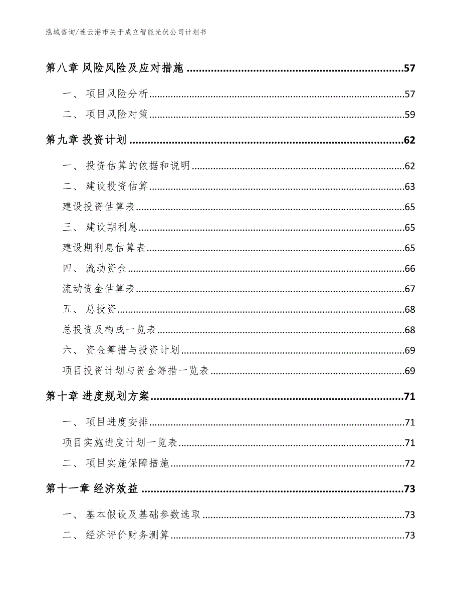 连云港市关于成立智能光伏公司计划书_第4页