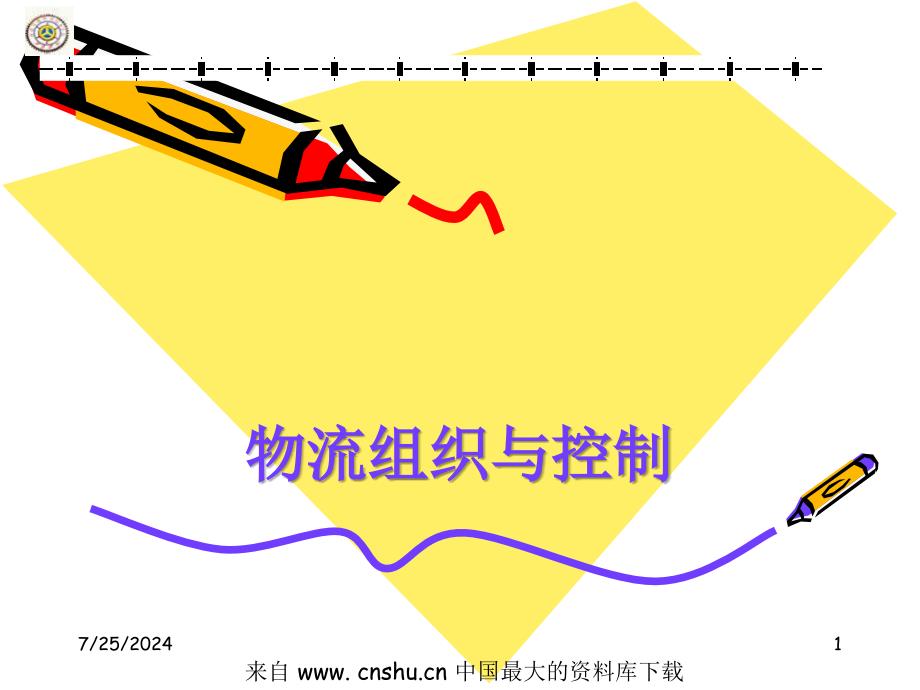 物流组织与控制ppt541_第1页