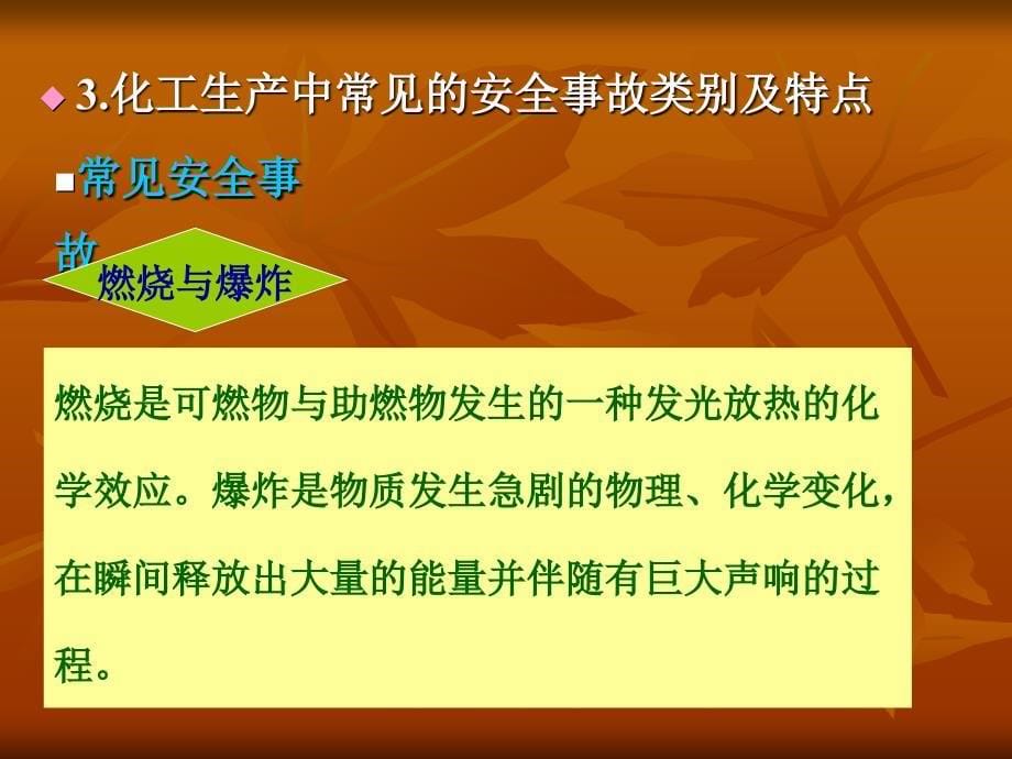 化工工艺与安全工程课件学习培训课件_第5页