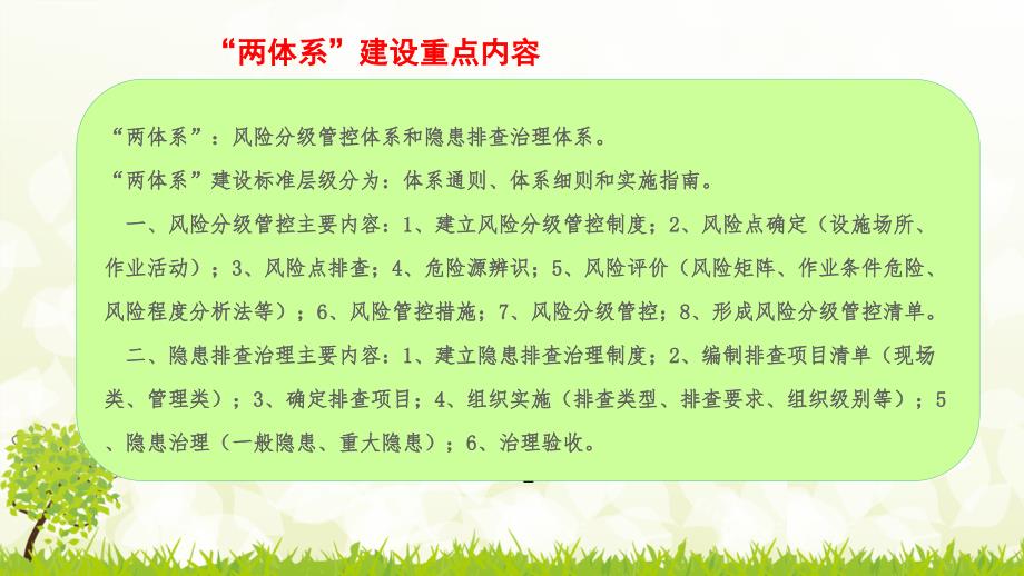 双体系风险分级管控和隐患排查治理体系执法检查学习培训课件_第4页