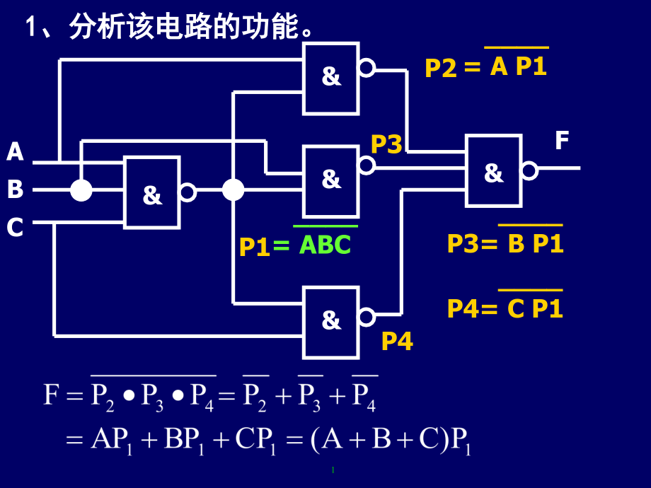 数字逻辑 第4版教学课件A4_第1页